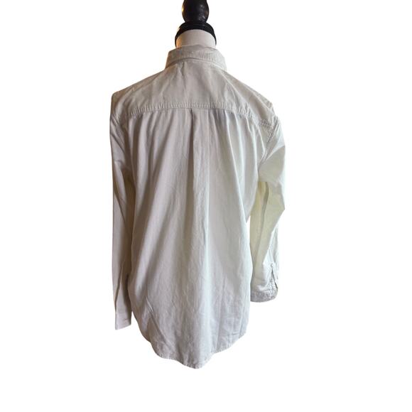 Eddie Bower small Madison Valley Classic Corduroy Long-Sleeve Shirt snow nwt - Picture 5 of 6